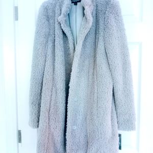 Kenneth Cole Faux Fur Lined Jacket